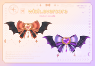 artist:wishevercore asset bow brooch clothes halloween has:bat_wings has:jewel png price:free tos:alteration_permitted tos:credit_required // 780x542 // 202KB