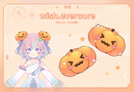 artist:wishevercore asset hair_pin halloween has:face png price:free pumpkin tos:alteration_permitted tos:credit_required // 780x542 // 231KB