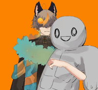 arm artist:inkcurry dummy hugging live2d pillow // 688x628 // 142KB