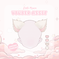 animal_ears artist:littlemewn asset cat live2d // 780x780 // 190KB