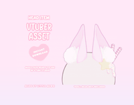 animal_ears artist:littlemewn asset candy candy_cane christmas fox live2d star // 780x609 // 83KB