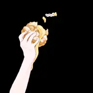 artist:okichii_spice asset cream cream_puff eating food food_on_face overflowing pastry png tos:like_required tos:redistribution_prohibited tos:retweet_required with_arms with_mouth // 720x720 // 63KB