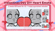 artist:luckylemon8 emote price:2usd psd tos:resale_prohibited valentines_day wide_emote ych // 780x439 // 182KB