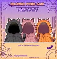 artist:mado_hime asset clothes halloween has:animal_ears has:cat_ears has:cat_tail has:tail hoodie pattern:cat png price:free psd tos:credit_required // 780x809 // 197KB