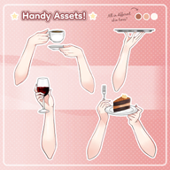 arms artist:tawaki asset_collection cake coffee_cup drink food fork plate png price:free psd wine wine_cup with_arm // 780x780 // 526KB