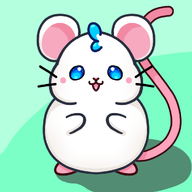 animal artist:yoshinoart live2d mascot mouse price:free tos:commercial_use_prohibited tos:credit_required tos:modification_prohibited vtuber_model // 1005x1005 // 181KB