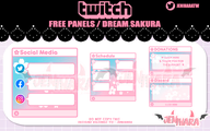 artist:jenihara pattern:flower pattern:sakura price:free psd tos:modification_prohibited twitch_panel // 780x488 // 156KB