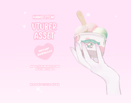 artist:littlemewn asset customizable dessert female food ice_cream live2d painted_nails spoon with_arms wooden_utensil // 780x609 // 103KB