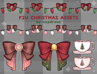 artist:napdraws asset bow christmas christmas_lights decoration drink has:bell has:marshmallow hot_chocolate pattern:christmas_tree png price:free tea_cup tos:modification_prohibited // 780x600 // 297KB