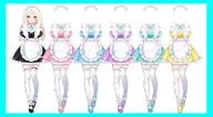 apron artist:yucommission asset clothes frills knee_highs maid_outfit outfit png small_chest stockings tos:modification_only_skin tos:redistribution_prohibited with_body // 1024x564 // 149KB