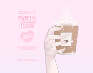 animal artist:littlemewn asset coffee drink female live2d painted_nails rabbit steam // 780x609 // 120KB