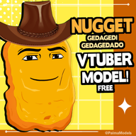 artist:paimamodels chicken_nugget food has:cowboy_hat live2d meme:gedagedigedagedado price:free tos:credit_required vtuber_model // 780x780 // 213KB