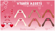 antenna arms artist:pandreem asset glasses headband heart heart_antenna heart_eyes heart_hands particle_effect png valentines_day // 780x439 // 378KB