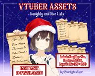 artist:starlightakari asset christmas customizable_skin naughty_list nice_list png price:3usd santas_list tos:alteration_prohibited tos:redistribution_prohibited with_arm // 780x624 // 556KB