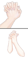 artist:kyokistudio asset holding_hands intertwined_fingers png pov twitter_material // 400x805 // 172KB