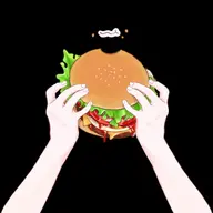 artist:okichii_spice asset cheeseburger eating food food_on_face hamburger png tos:like_required tos:redistribution_prohibited tos:retweet_required with_arms with_mouth // 480x480 // 59KB