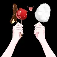 artist:okichii_spice asset banana caramel_apple chocolate chocolate_banana cotton_candy eating food_on_face kebab png tongue tos:like_required tos:redistribution_prohibited tos:retweet_required with_arms with_mouth // 480x480 // 60KB