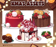 artist:neillayane asset_collection cake christmas food has:candy has:frosting png price:2usd tos:alteration_prohibited tos:commercial_use_prohibited tos:credit_optional tos:redistribution_prohibited // 780x662 // 661KB