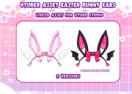 animal_ears artist:mado_hime asset has:angel_wings has:bow has:devil_wings has:wings live2d membership:1usd price:membership rabbit_ears tos:credit_required // 780x557 // 204KB