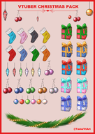 artist:tamavtart asset_collection christmas christmas_bulb christmas_present garland gift has:bow has:christmas_lights has:fur_trim png price:free stocking // 780x1103 // 406KB