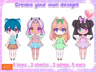 artist:mado_hime chibi customizable female has:bow has:horns has:shorts has:skirt has:tail has:wings live2d price:25usd tos:commercial_use_allowed tos:credit_required tos:redistribution_prohibited tos:resale_prohibited vtuber_model // 780x585 // 283KB