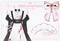 artist:wishevercore asset blood bow clothes dress halloween has:bat_wings has:jewel headband maid maid_headband outfit png price:free tos:alteration_permitted tos:credit_required // 780x542 // 203KB