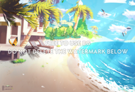 artist:jenihara background beach ocean png price:free // 780x531 // 447KB