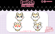 animal artist:jenihara emote fox png price:free // 800x500 // 101KB