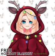 artist:napdraws asset christmas cloak has:animal_ears has:bell has:christmas_lights has:hood has:horns has:mistletoe has:reindeer_ears has:reindeer_horns png price:free tos:recolor_allowed with_arm // 780x797 // 456KB