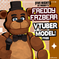 animatronic artist:paimamodels bear five_nights_at_freddys freddy_fazbear_(five_nights_at_freddys) furry live2d price:free tos:credit_required vtuber_model // 780x780 // 470KB