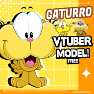 animal artist:paimamodels cat gaturro gaturro_(gaturro) live2d price:free tos:credit_required vtuber_model // 780x780 // 250KB