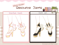 artist:wishevercore asset clothes has:bow heels high_heels pattern:moon pattern:star png price:free shoes tos:commercial_use_prohibited tos:credit_required tos:follow_required tos:redistribution_prohibited // 780x588 // 188KB