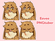 animal artist:rykerclouds eevee_(pokemon) png pngtuber_model pokemon price:free // 780x591 // 183KB