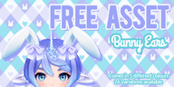 animal_ears artist:kamichi_kaya asset easter has:bow png price:free rabbit_ears // 780x390 // 292KB