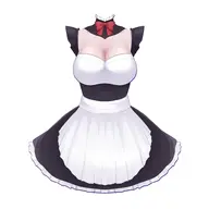 apron artist:nayami asset cleavage clothes dress female has:frills large_chest maid outfit png price:free // 780x780 // 59KB