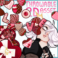 2d artist:kitsunetrade candy chocolate chocolate_box emote plugin:tits png price:5usd strawberry sub_badge throwable valentines_day // 780x779 // 722KB