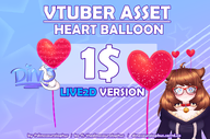 artist:dinosaurolophus asset balloon heart live2d pattern:sparkle price:1usd valentines_day // 780x514 // 324KB