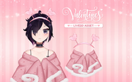 antenna artist:erazerai asset clothes has:fur_trim headband heart live2d mantlet pattern:heart pattern:sparkle price:1.5usd shirt tos:credit_optional valentines_day with_arms // 780x482 // 288KB