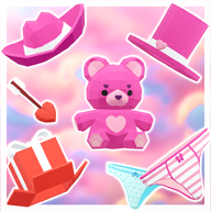 3d artist:dariruupom91049 asset clothes cowboy_hat cupid_arrow hat lowpoly panties present price:free teddy_bear throwable top_hat tos:credit_required tos:resale_prohibited underwear valentines_day // 780x780 // 451KB