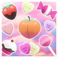 3d artist:dariruupom91049 asset candy chalk_candy cupcake food fruit heart lollipop lowpoly peach price:free strawberry throwable tos:credit_required tos:resale_prohibited valentines_day // 780x780 // 434KB