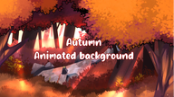 animated artist:goomiiu autumn background forest grass mp4 price:free rock tos:redistribution_prohibited tos:resale_prohibited tree // 780x439 // 389KB