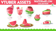 artist:jollyrose asset_collection food png price:free tos:credit_required tos:resale_prohibited watermelon // 780x439 // 153KB